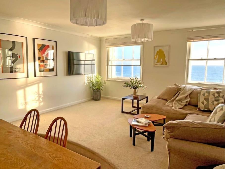 Ferienwohnung Stunning Seafront Flat,St Leonards Exterior foto